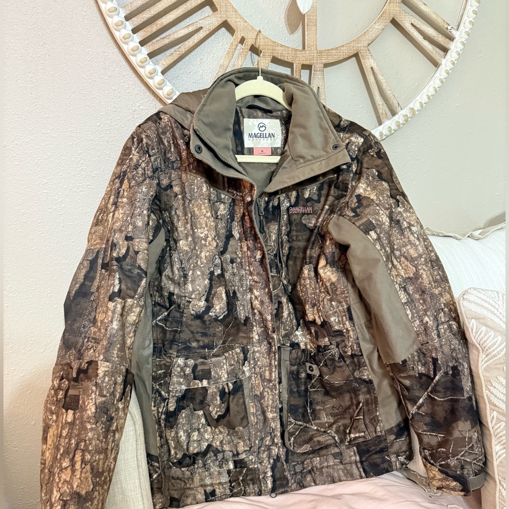 Magellan Outdoors Women's Woodland Camo Utility Jacket